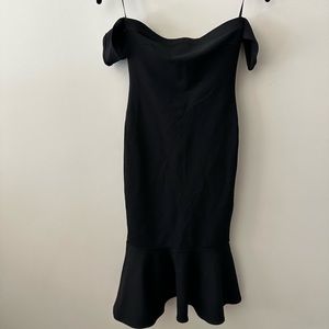 Forever 21 Black midi dress